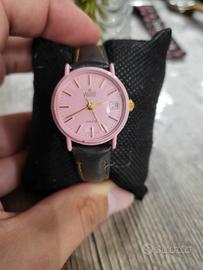 Orologio Walier vintage rosa pastello