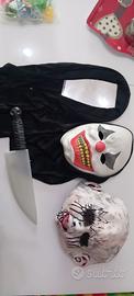 Set di 3 maschere halloween