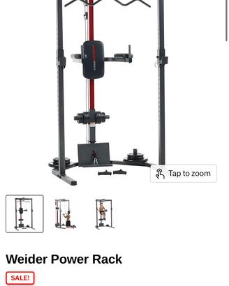 Power Rack Weider Pro (pesi inclusi)