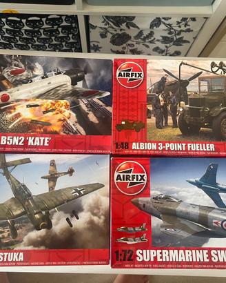 Lotto Kit 1:72 e 1:48 Airfix nuovo