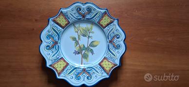 piatto in ceramica Deruta 