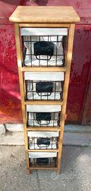 Cassettiera legno
