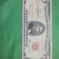 banconota 5 dollari bollino rosso 1963 