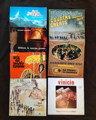 7 album vinile musica folcloristica