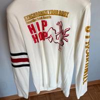 maglia felpa  hip pop con cappuccio XL