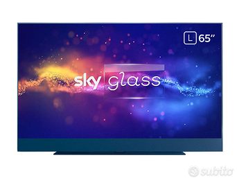 TV SKY GLASS 65 POLLICI - NUOVA MAI APERTA