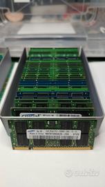 Lotto 32 Moduli RAM DDR2 1GB SODIMM