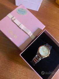 Orologio Stroili acciaio e oro rosa con zirconi