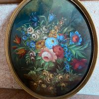 Cornice ovale con dipinto