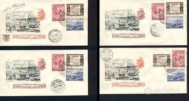 FILATELIA - 1960 SPEDIZIONE DEI MILLE - GARIBALDI