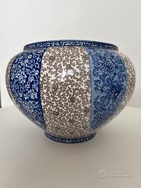 Cachepot vaso in ceramica liberty