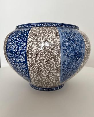 Cachepot vaso in ceramica liberty
