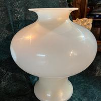 Vaso murano opalino e foglia oro