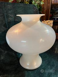 Vaso murano opalino e foglia oro