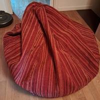 POUF SACCO GRANDE (rosso/bordeaux)