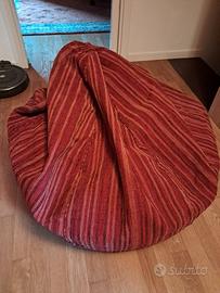 POUF SACCO GRANDE (rosso/bordeaux)
