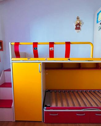 Cameretta Moretti Compact salvaspazio 2 letti