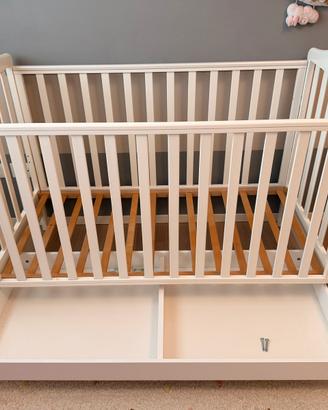 Lettino con spondine bimbi bianco