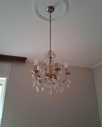 LAMPADARIO VINTAGE A GOCCE 5 LUCI