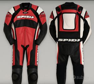 Tuta moto SPIDI intera in pelle – Taglia 50 