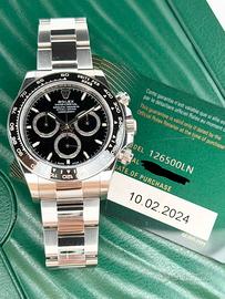 Rolex Daytona 126500LN, Full set, si Permute