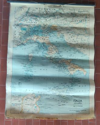 Cartina dell'Italia 