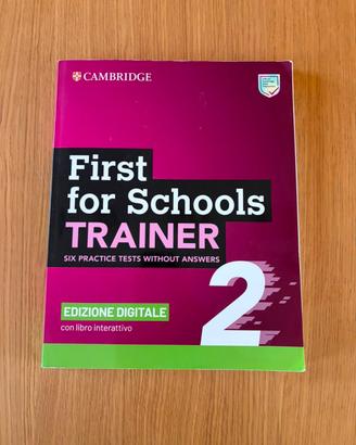First for Schools Trainer 2