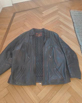 giubbotto in pelle vintage 