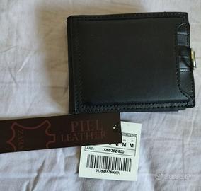 Portafoglio Zara nuovo vera pelle nera con scatola Abbigliamento e Accessori In vendita a Verona