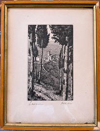 Antica acquaforte di Laurenzio Laurenzi