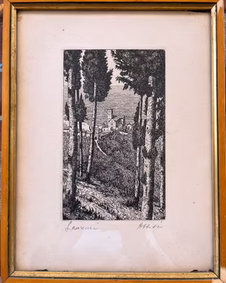 Antica acquaforte di Laurenzio Laurenzi