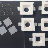 Faretti ad incasso per cartongesso in gesso