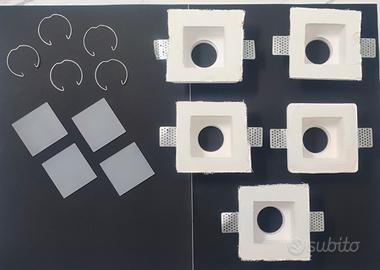 Faretti ad incasso per cartongesso in gesso