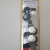 12 tacchetti con base filettata per scarpe calcio