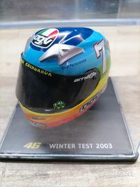 Mini Casco Valentino Rossi Winter Test 2003 1:8