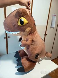 Pupazzo Dinosauro Peluche T-rex di Jurassic World