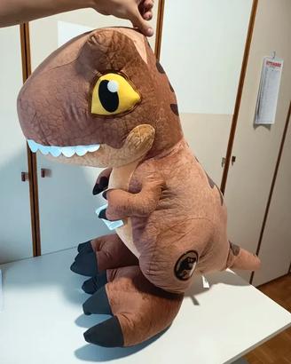 Pupazzo Dinosauro Peluche T-rex di Jurassic World