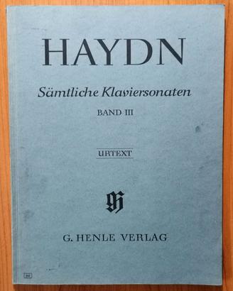 Haydn - SAMTLICHE KLAVIERSONATEN BAND III - G.H.V.