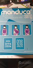 Fascia elastica porta bebè manduca sling seminuova
