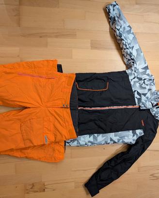 Giacca + Pantaloni snowboard Wedze taglia 40