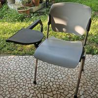 Sedie con leggio per sala corsi