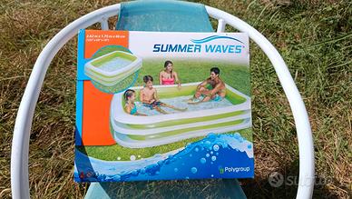 Piscina gonfiabile da esterno  Summer Waves nuova 