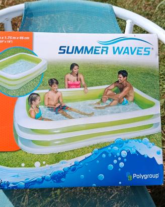 Piscina gonfiabile da esterno  Summer Waves nuova 
