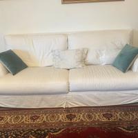 Divano bianco 3 posti