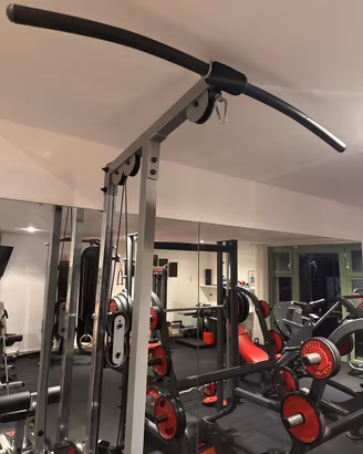 Barra gommata per lat machine