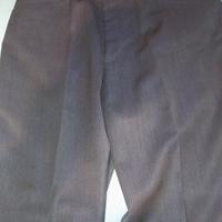 Pantaloni eleganti David Saddler  blu notte lana