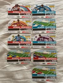 Lotto 9 Schede Telefoniche Calciatori Panini 97‑99