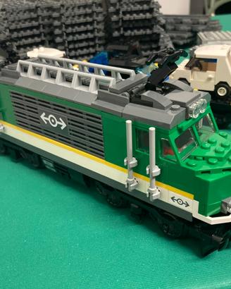 Lego treno merci 60198 + 7939 (vedi descrizione)