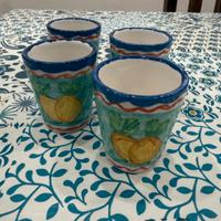 Bicchieri in ceramica 