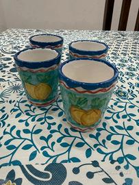 Bicchieri in ceramica 